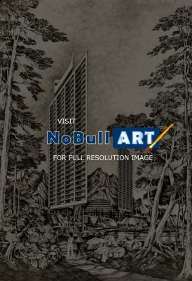 Architectural - Proposed Hotel - Pencil